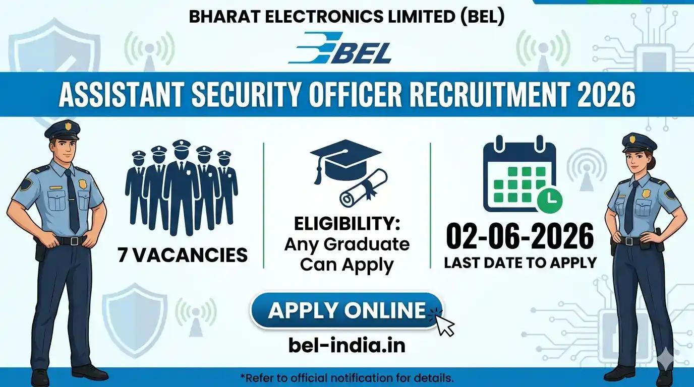 BEL Assistant Security Officer Recruitment 2026