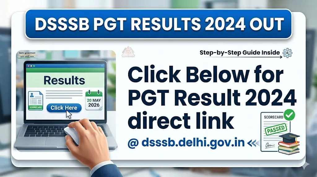 DSSSB PGT Result 2026