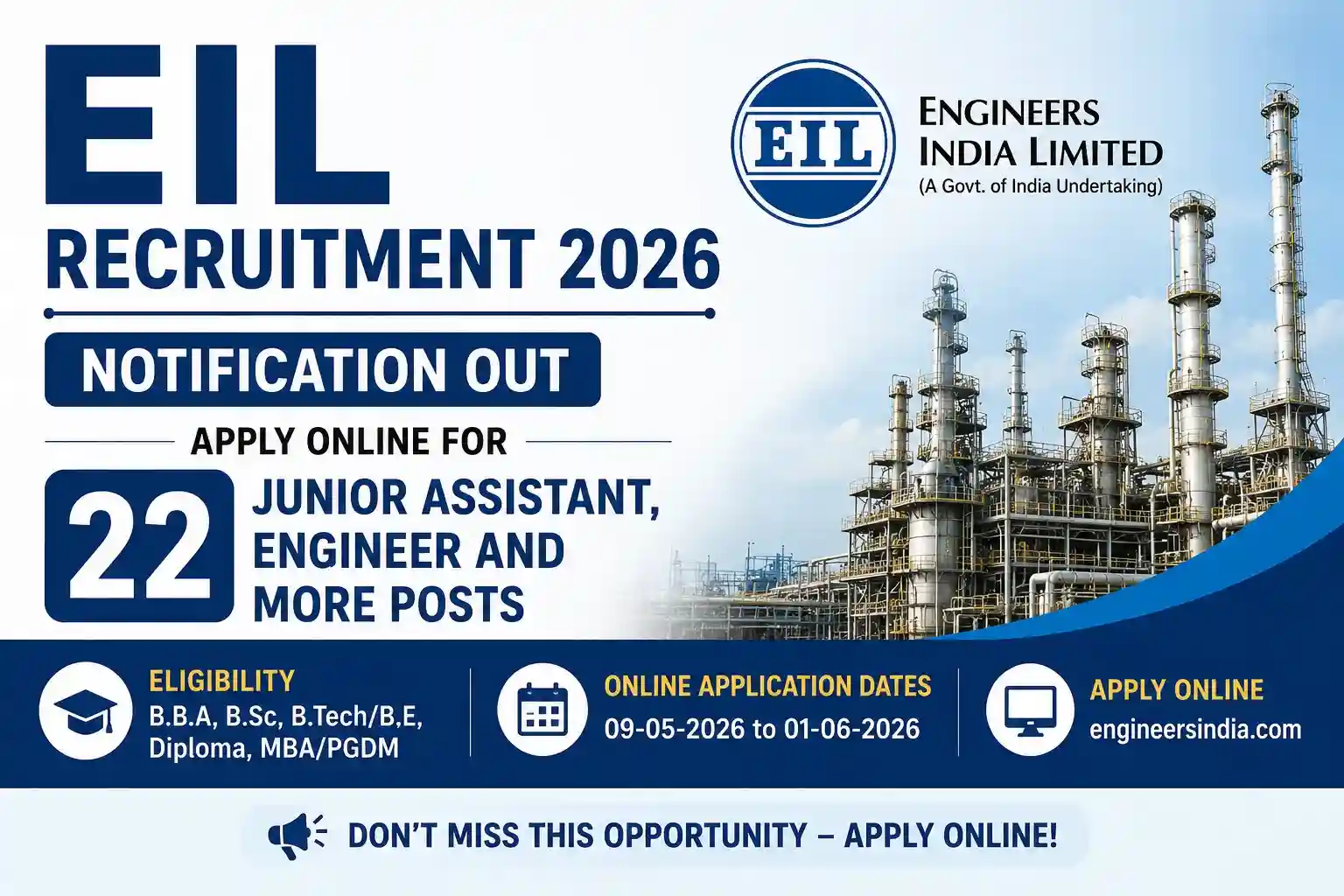EIL Recruitment 2026