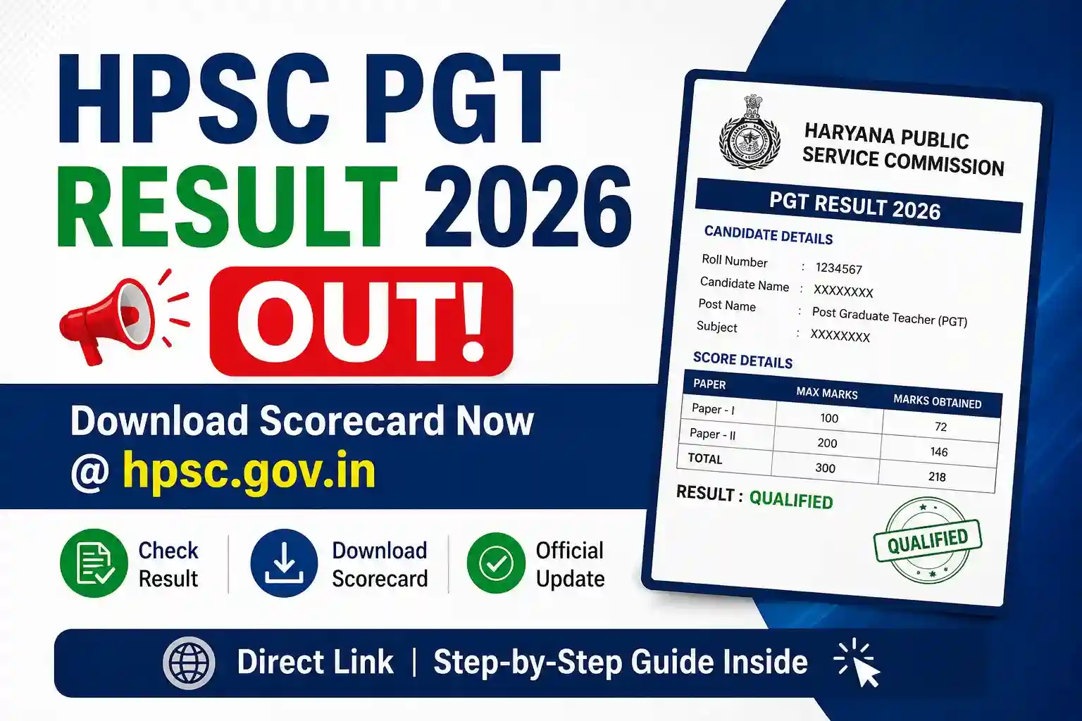 HPSC PGT Result 2026