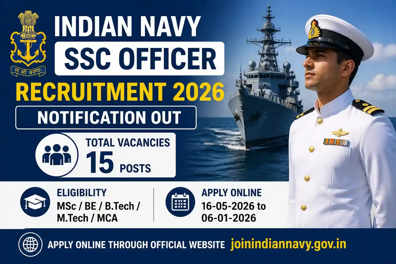 Indian Navy SSC Officer Recruitment 2026