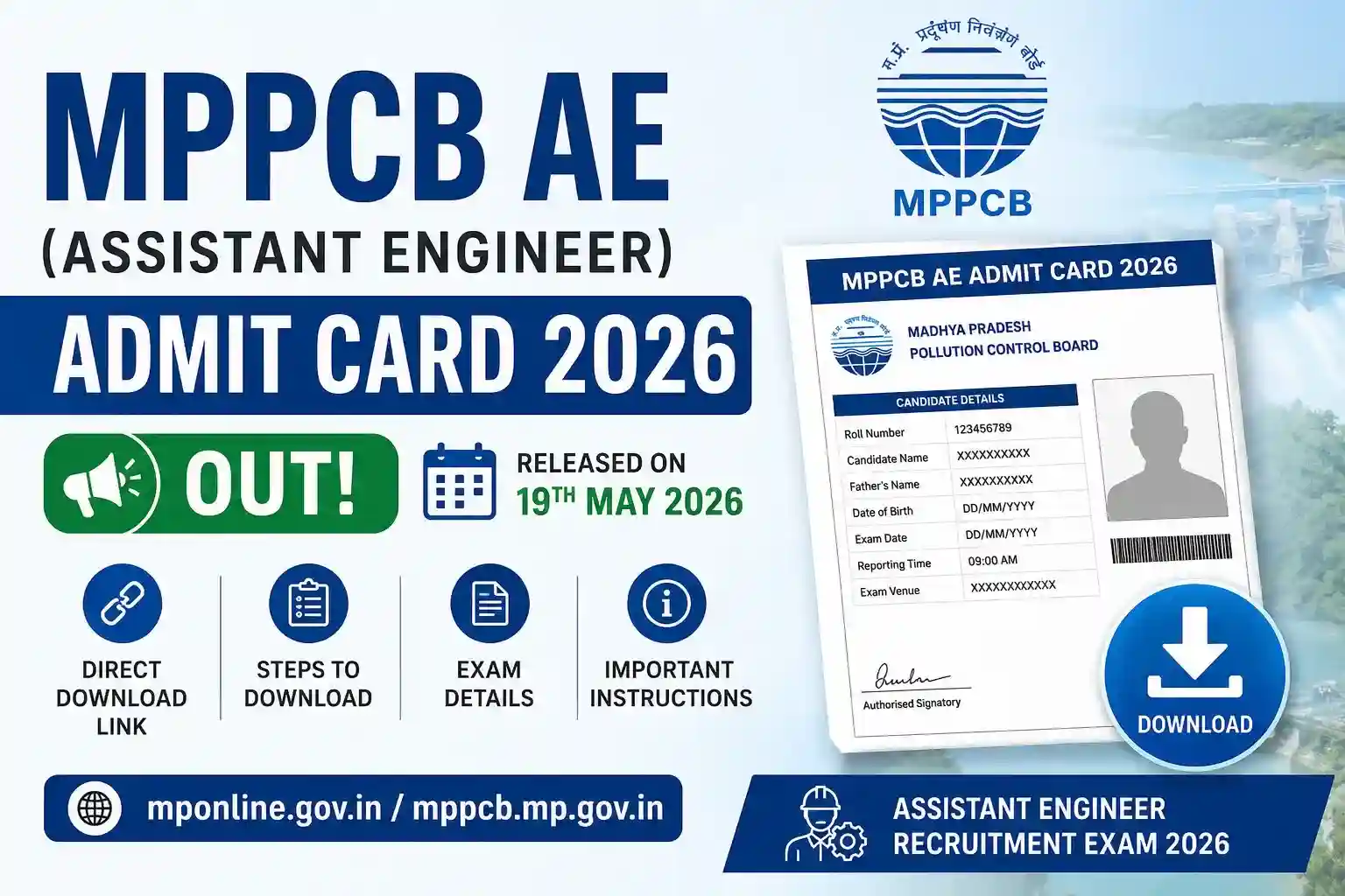 MPPCB AE Admit Card 2026