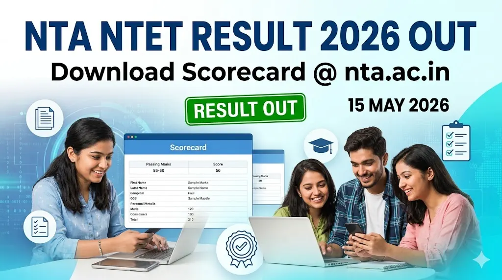 NTA NTET Result 2026