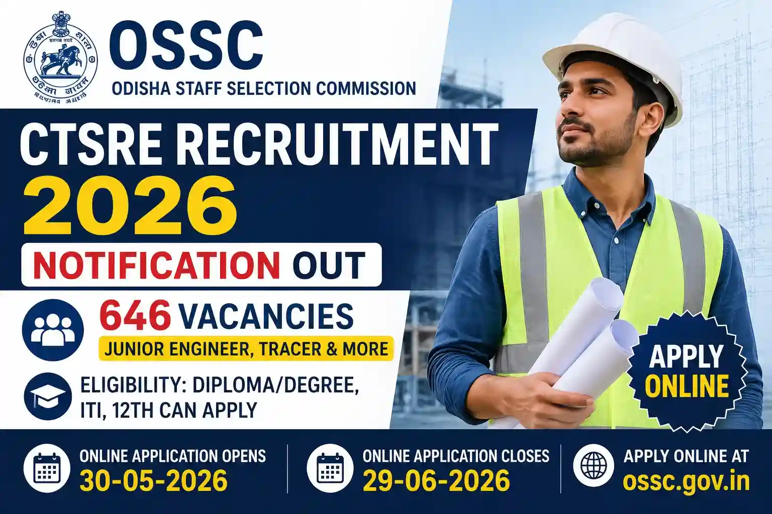 OSSC CTSRE Recruitment 2026