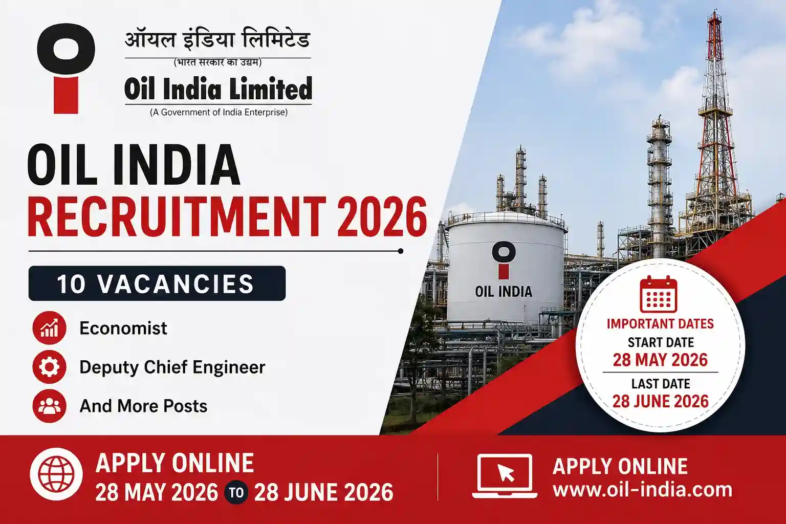 Oil India Recruitment 2026