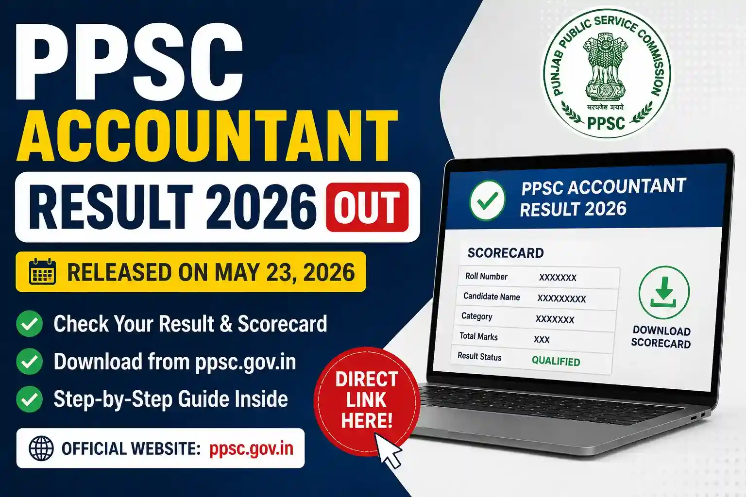 PPSC Accountant Result 2026
