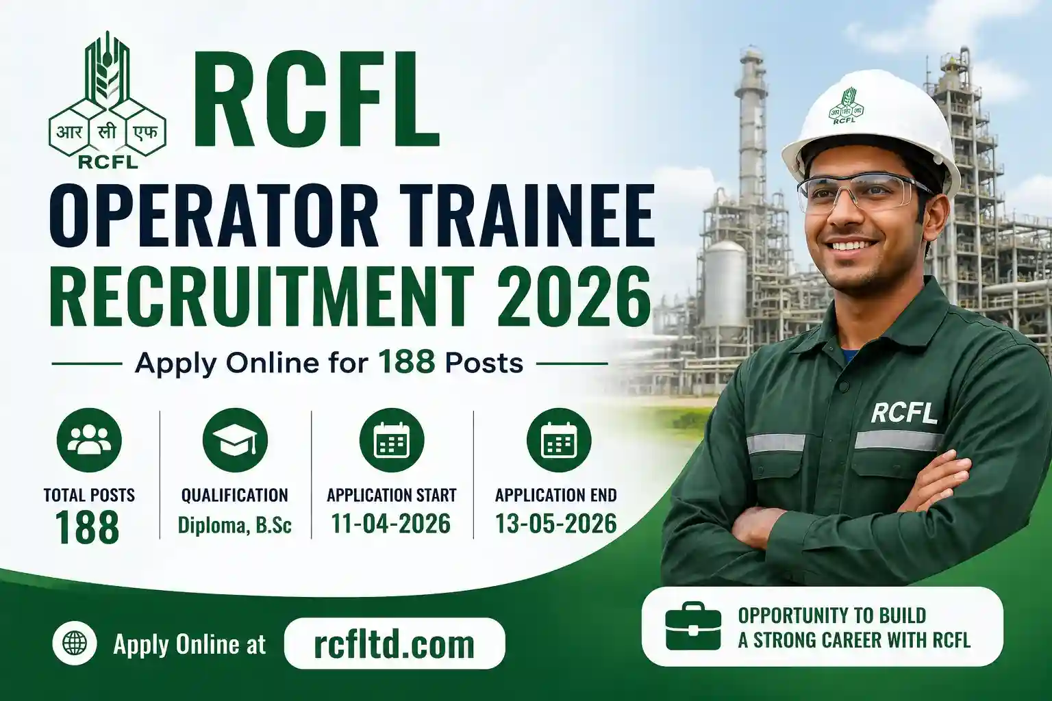 RCFL Operator Trainee Recruitment 2026