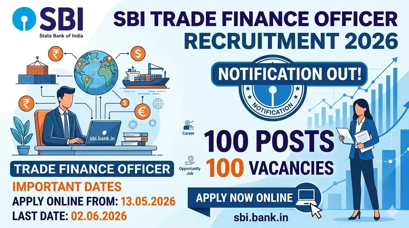 SBI Trade Finance Officer Recruitment 2026