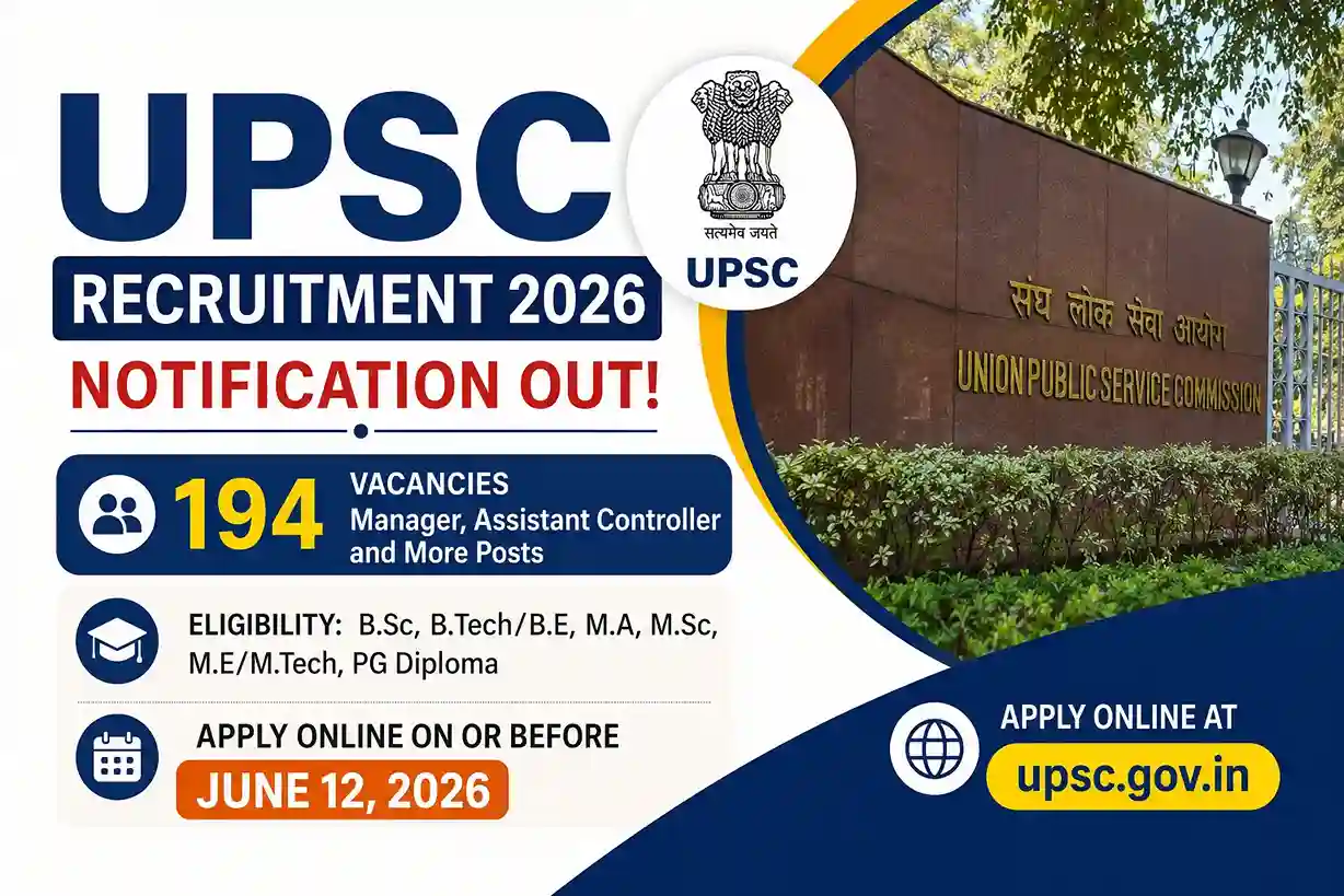UPSC Recruitment 2026