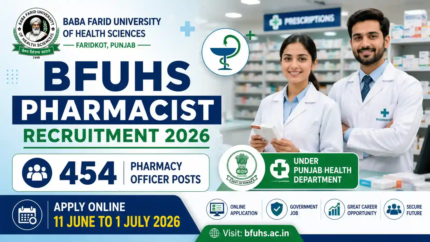 BFUHS Pharmacist Recruitment 2026