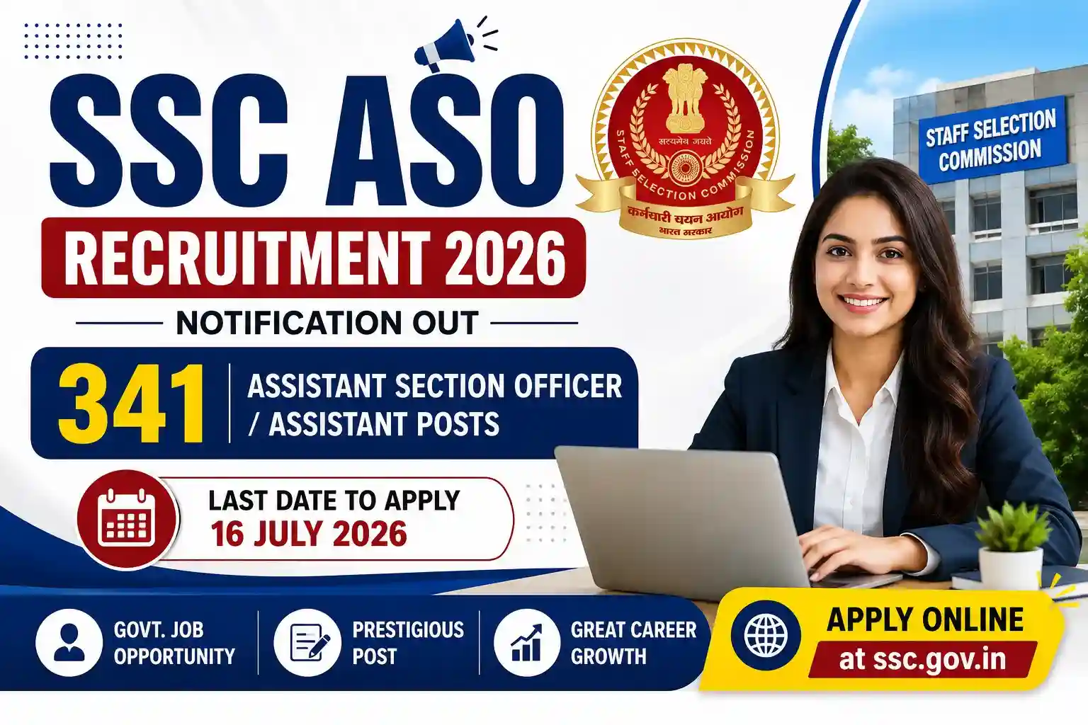 SSC ASO Recruitment 2026