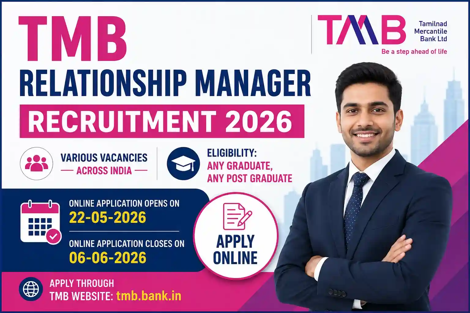 TMB Relationship Manager Recruitment 2026
