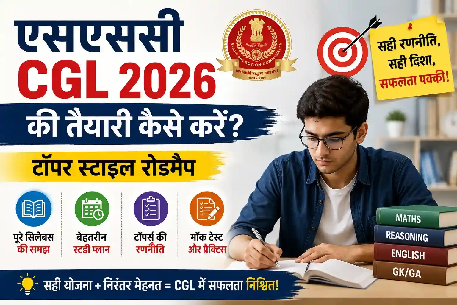 एसएससी सीजीएल 2026 की तैयारी कैसे करें