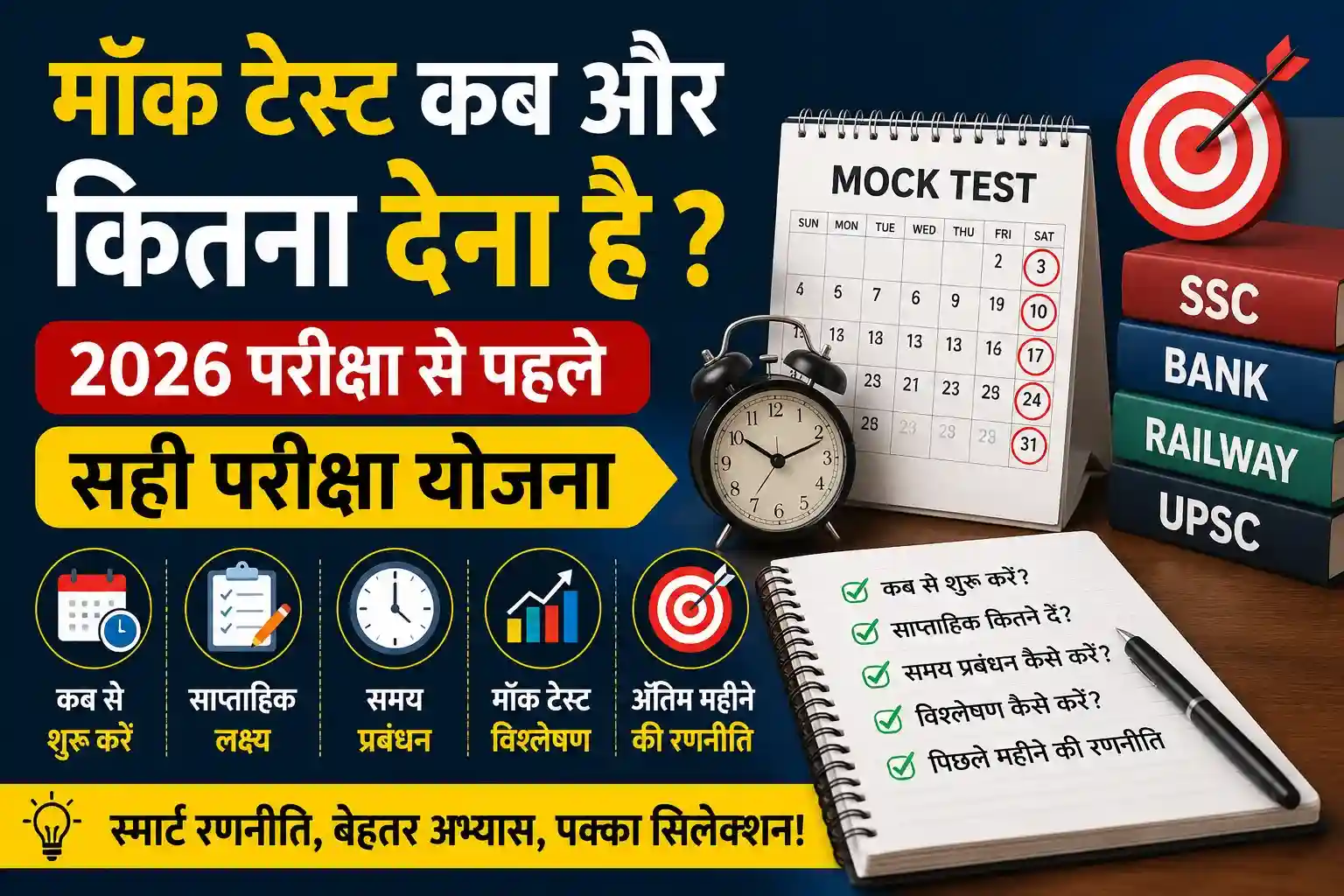 मॉक टेस्ट कब और कितने देने चाहिए