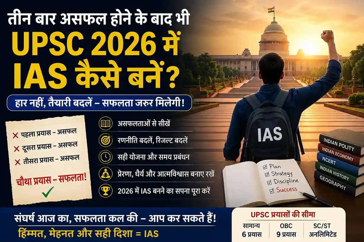 यूपीएससी 2026 में आईएएस कैसे बनें