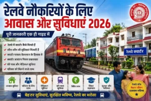 रेलवे नौकरियों के आवास और सुविधाएं