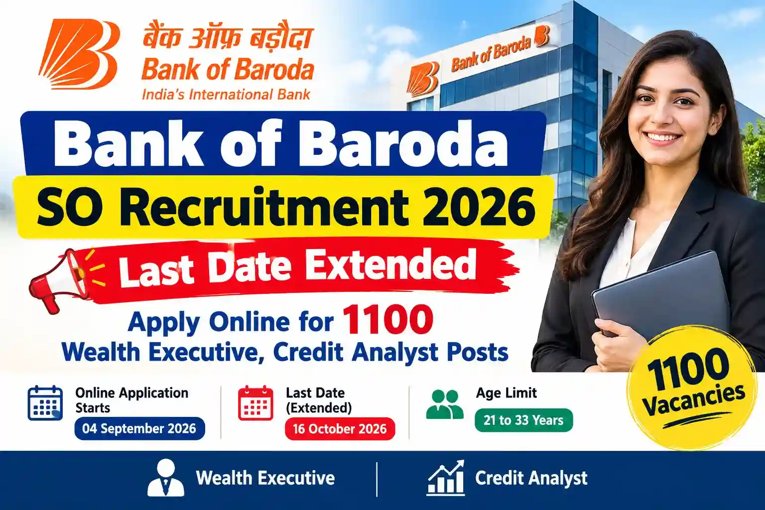 Bank of Baroda SO Recruitment 2026